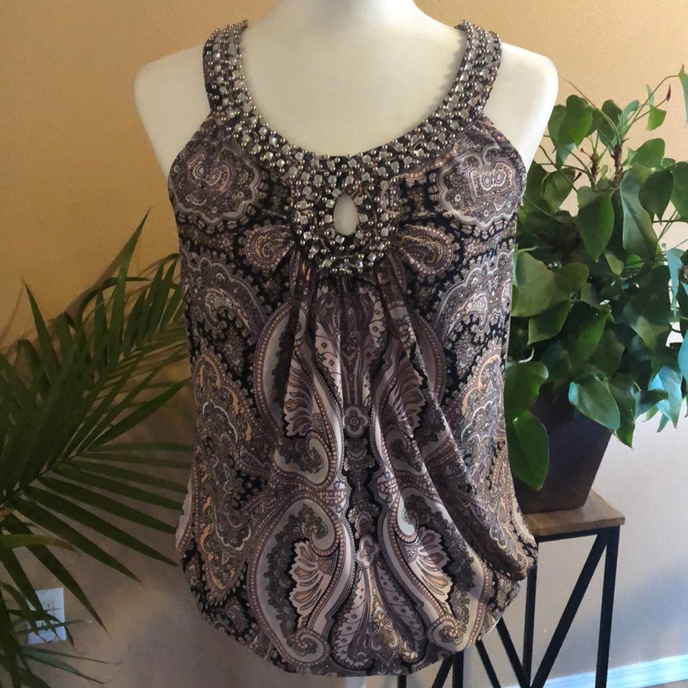 INC beaded tank